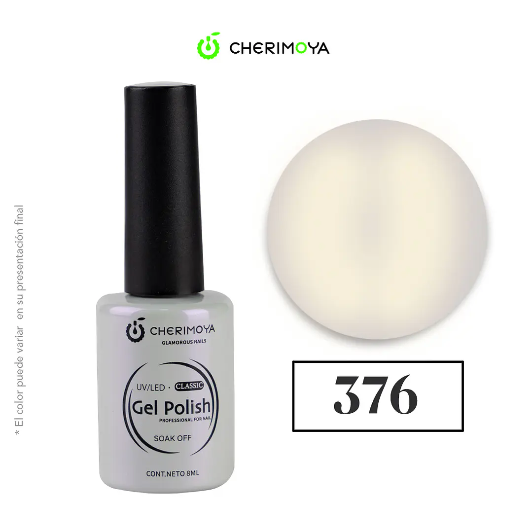 Esmalte cherimoya 376 8ml UV/LED 1