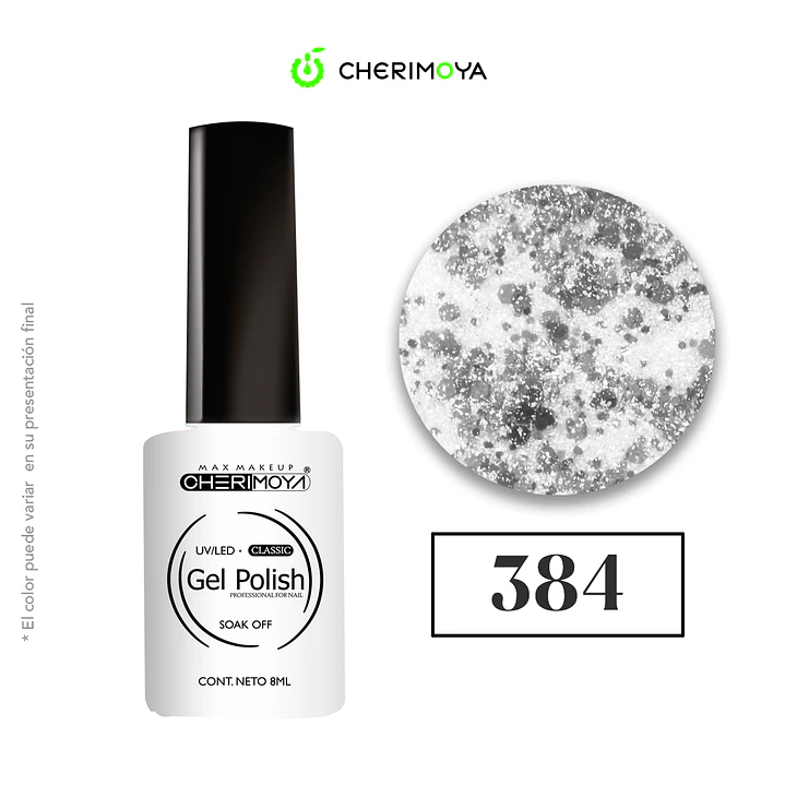 Esmalte cherimoya 384 8ml UV/LED 1