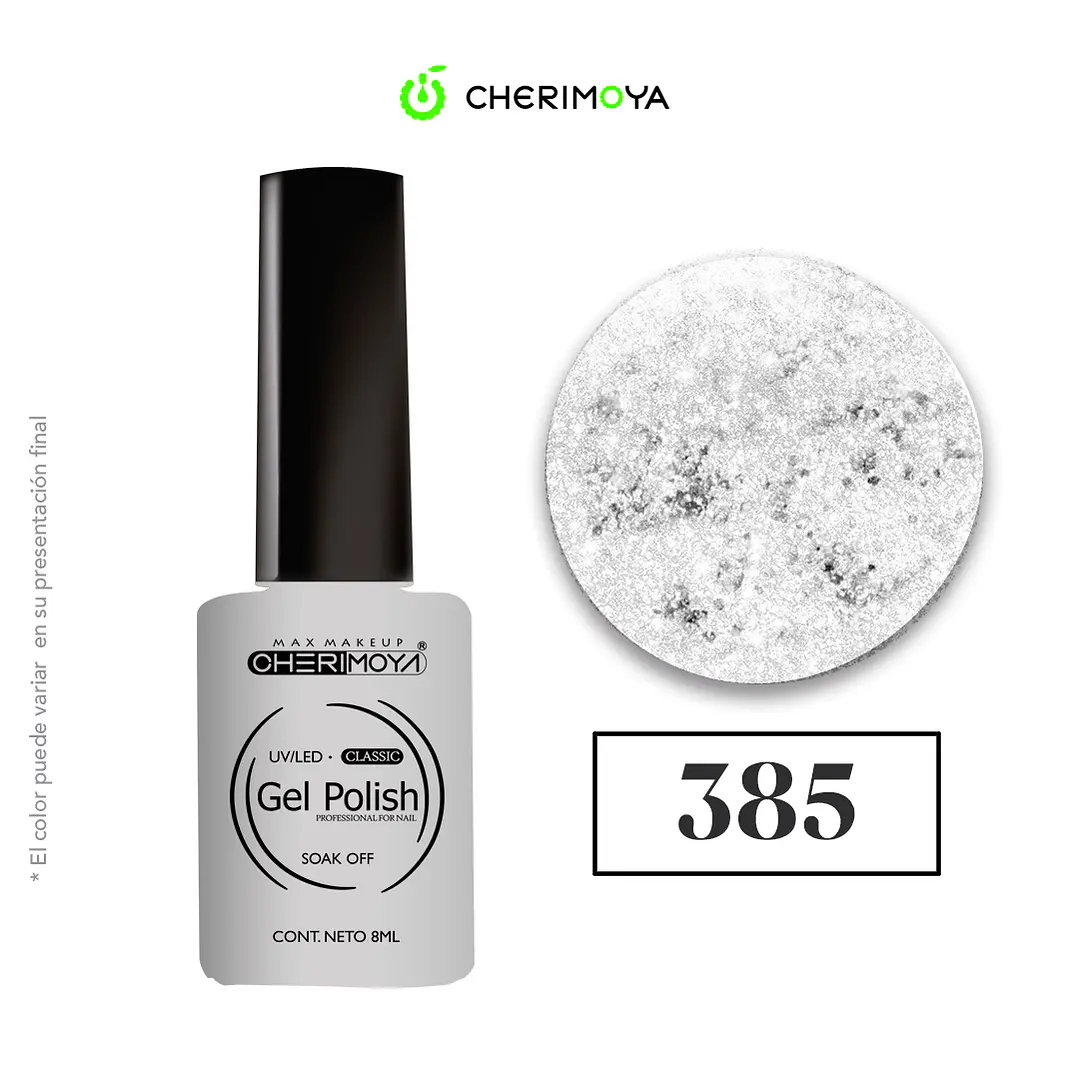 Esmalte cherimoya 385 8ml UV/LED 1