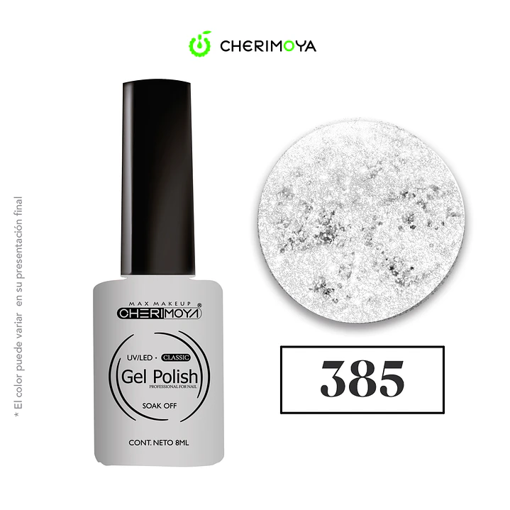Esmalte cherimoya 385 8ml UV/LED 1