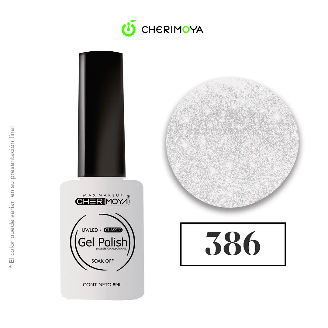 Esmalte cherimoya 386 8ml UV/LED 1