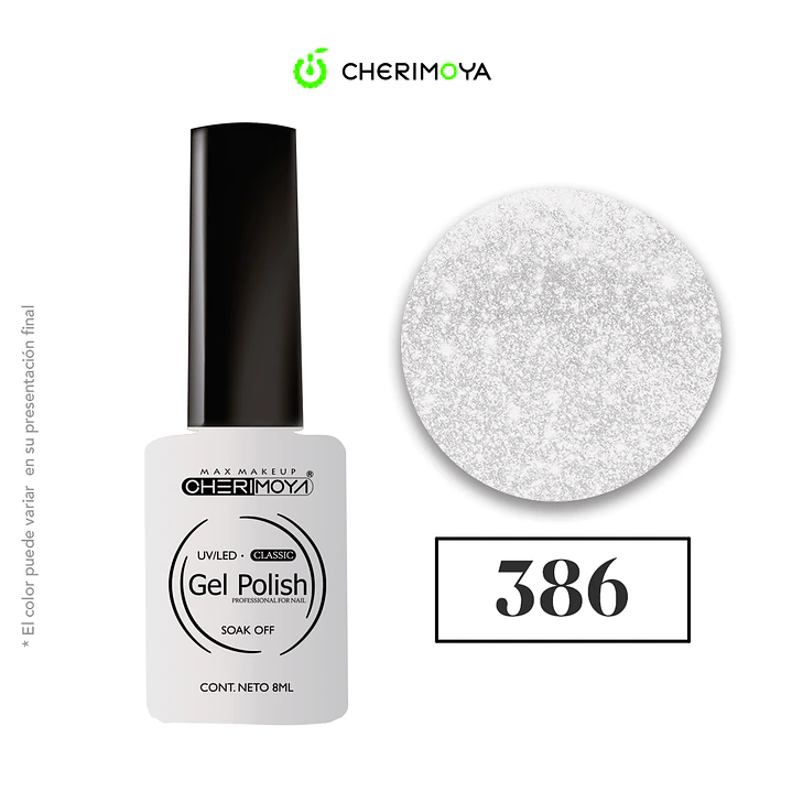 Esmalte cherimoya 386 8ml UV/LED 1