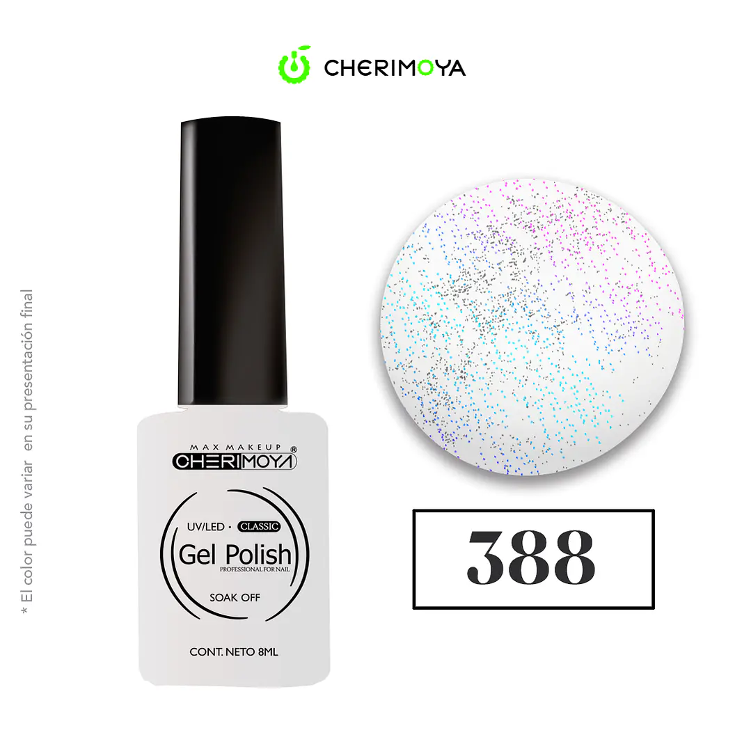 Esmalte cherimoya 388 8ml UV/LED 1