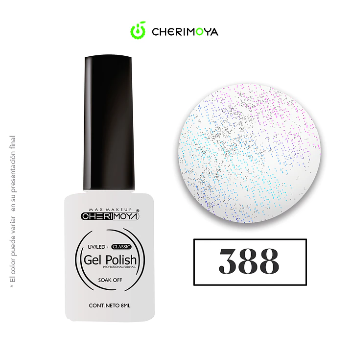 Esmalte cherimoya 388 8ml UV/LED 1