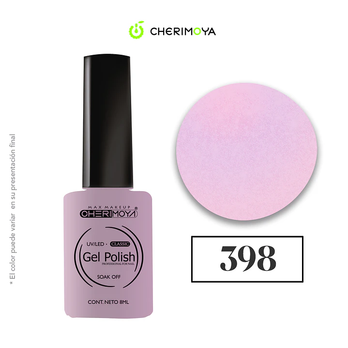Esmalte cherimoya 398 8ml UV/LED 1