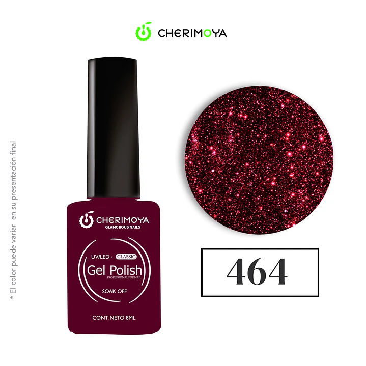 Esmalte cherimoya 464 8ml UV/LED 1