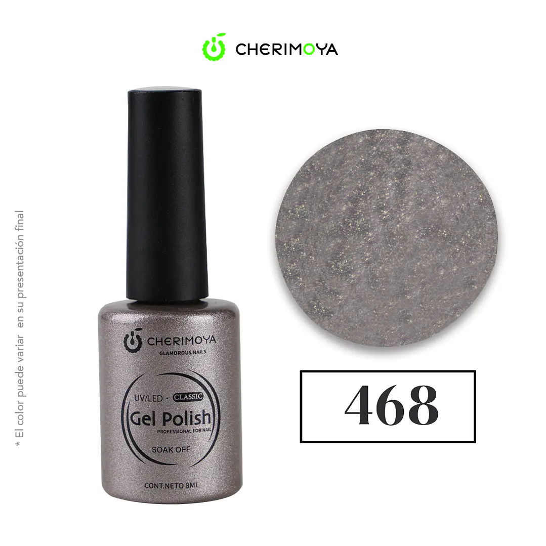 Esmalte cherimoya 468 8ml UV/LED 1