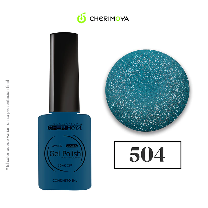 Esmalte cherimoya 504 8ml UV/LED 1