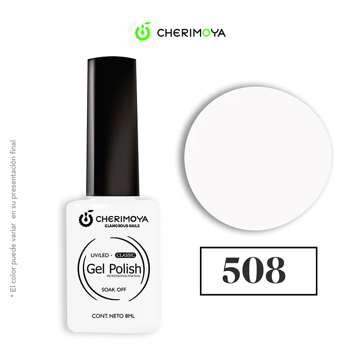 Esmalte cherimoya 508 8ml UV/LED 1