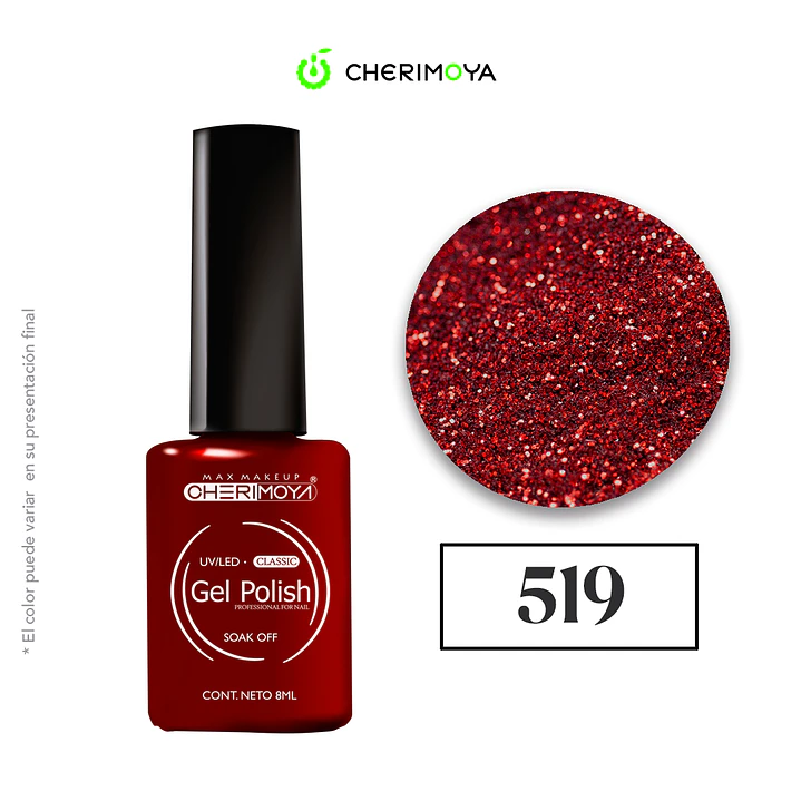Esmalte cherimoya 519 8ml UV/LED 1