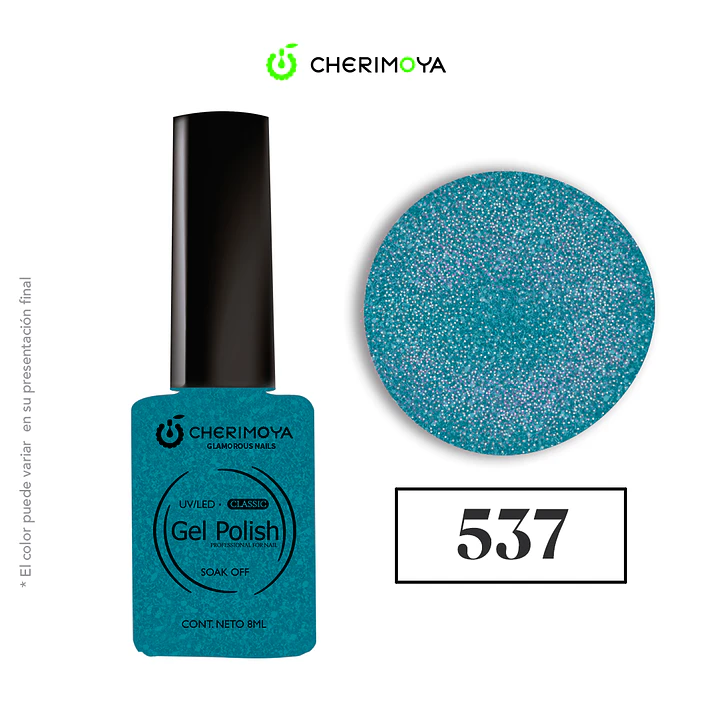 Esmalte cherimoya 537 8ml UV/LED 1