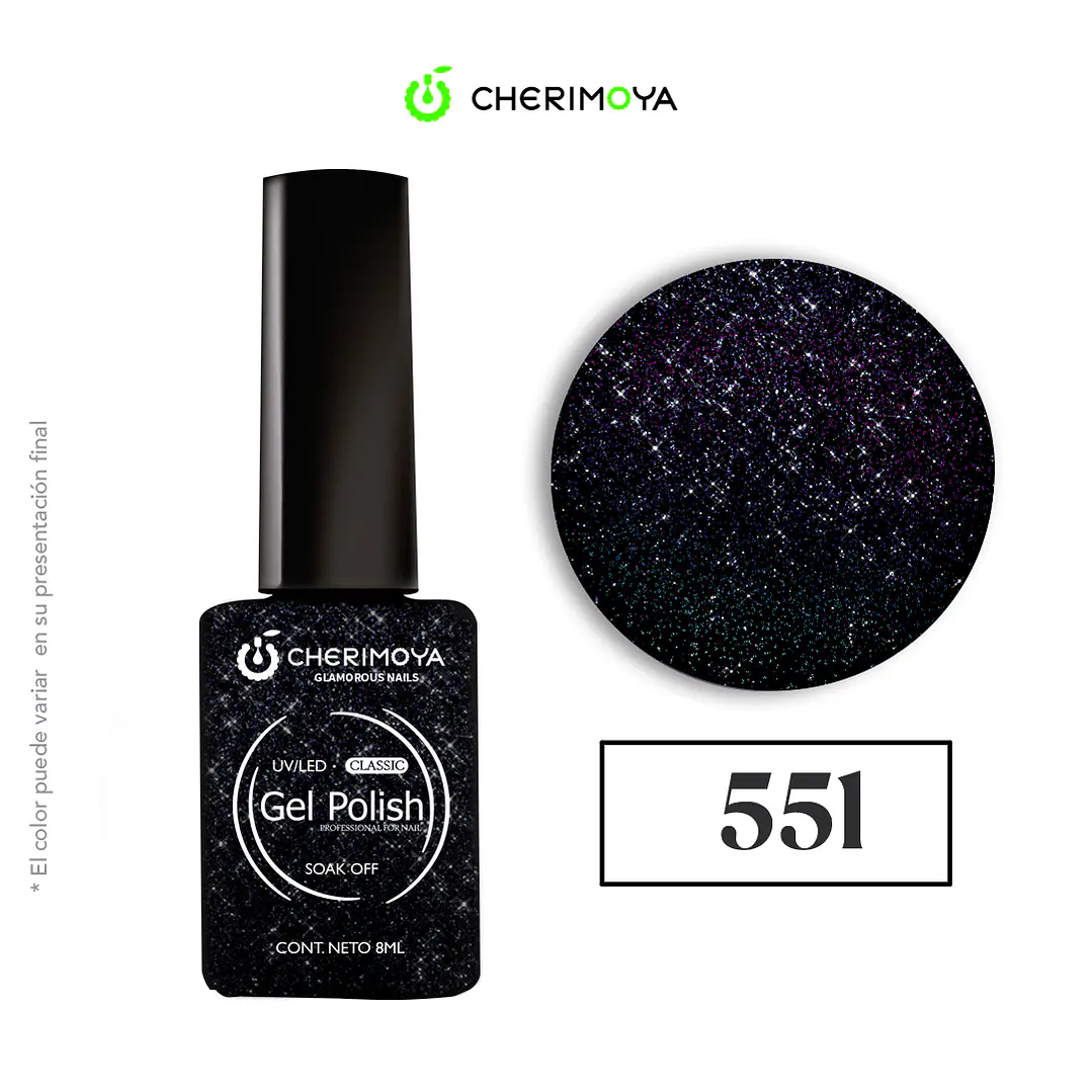 Esmalte cherimoya 551 8ml UV/LED 1
