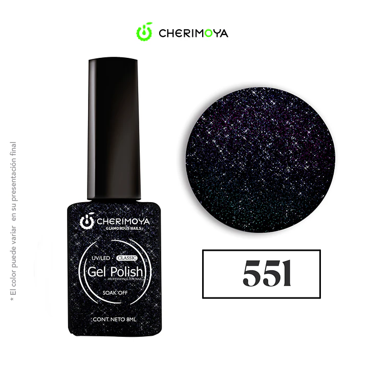 Esmalte cherimoya 551 8ml UV/LED 1