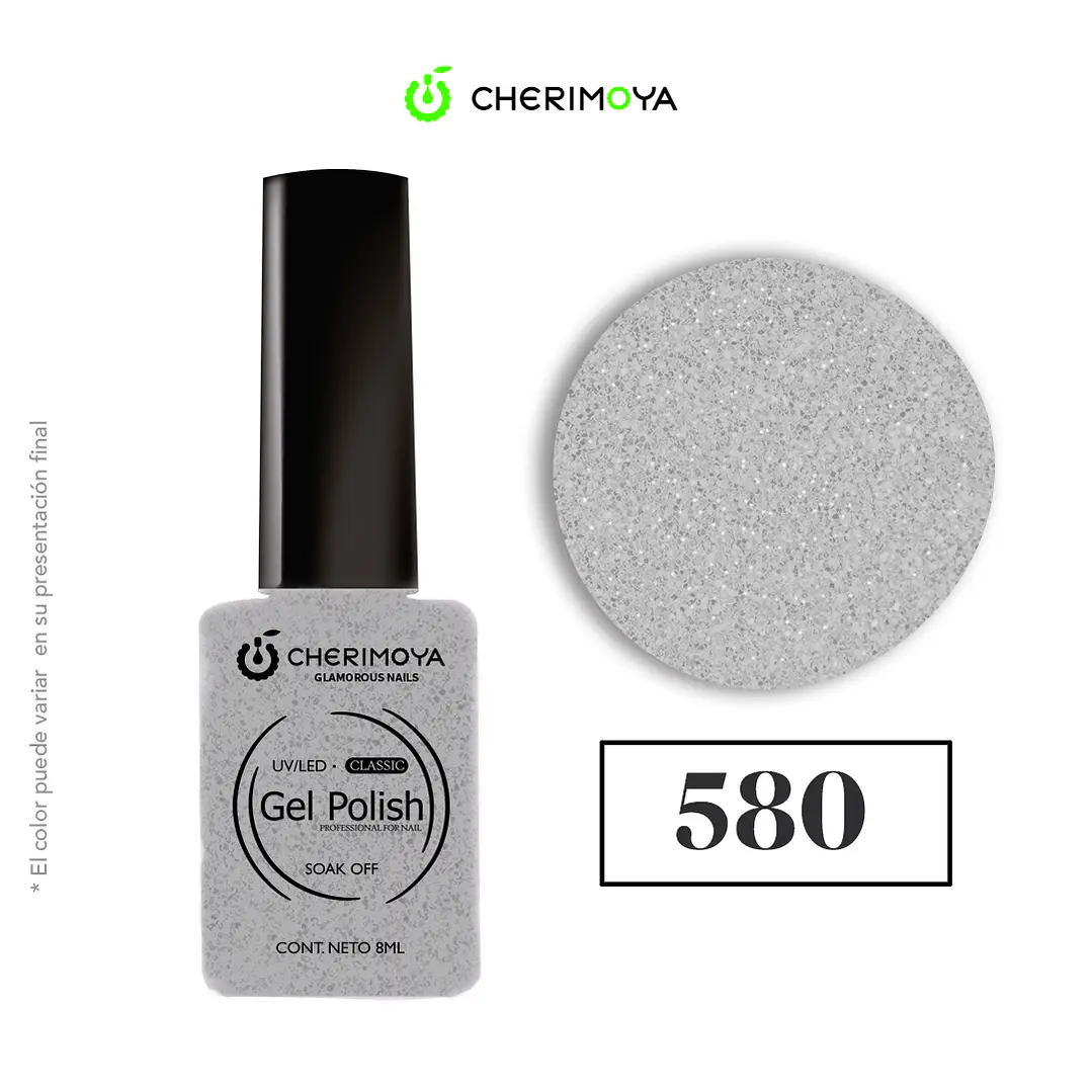 Esmalte cherimoya 580 8ml UV/LED 1