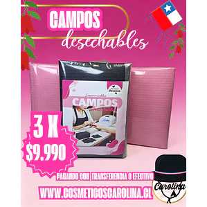 Promoción 3 campos de trabajo de 50unid