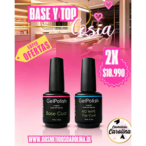 Super Duo Base y Top Cosia 15ml 