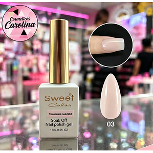 Esmalte Transparent Nude 03 Sweet Color