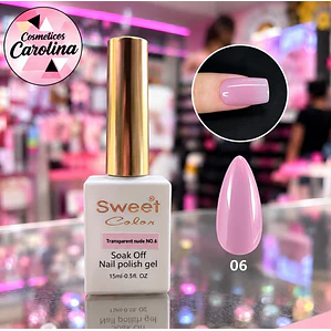 Esmalte Transparent Nude 06 Sweet Color