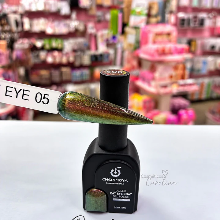 Esmalte Cat Eye Cherimoya Galaxy Glitter 05 12ml 1