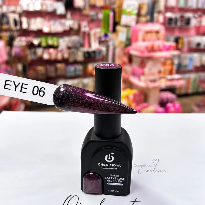 Esmalte Cat Eye Cherimoya Galaxy Glitter 06 12ml 1