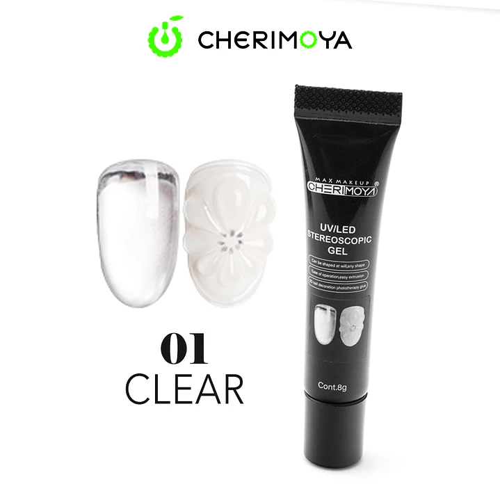 GEL STEREOSCOPIC CLEAR CHERIMOYA 8grs 1