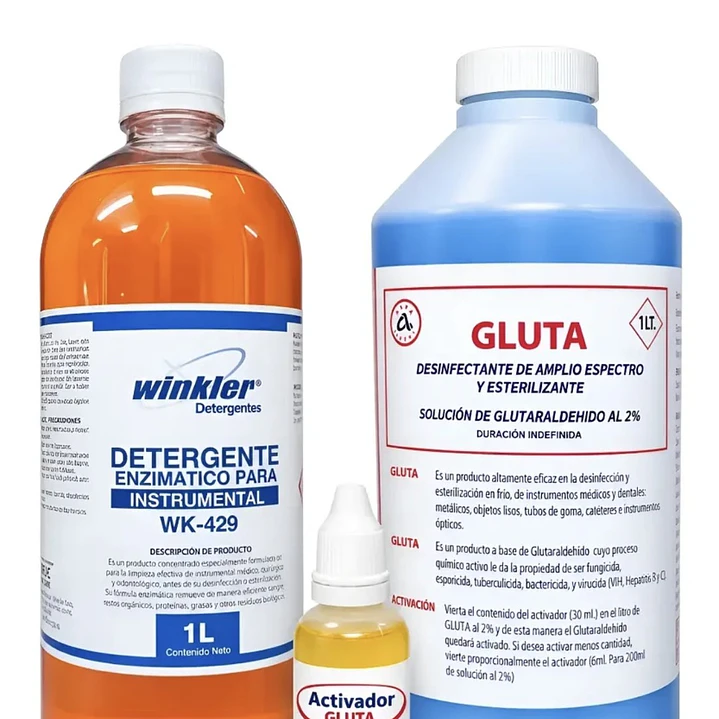 Pack Gluta (1litro) con Jabon (1litro) y Activador (30ml) 1