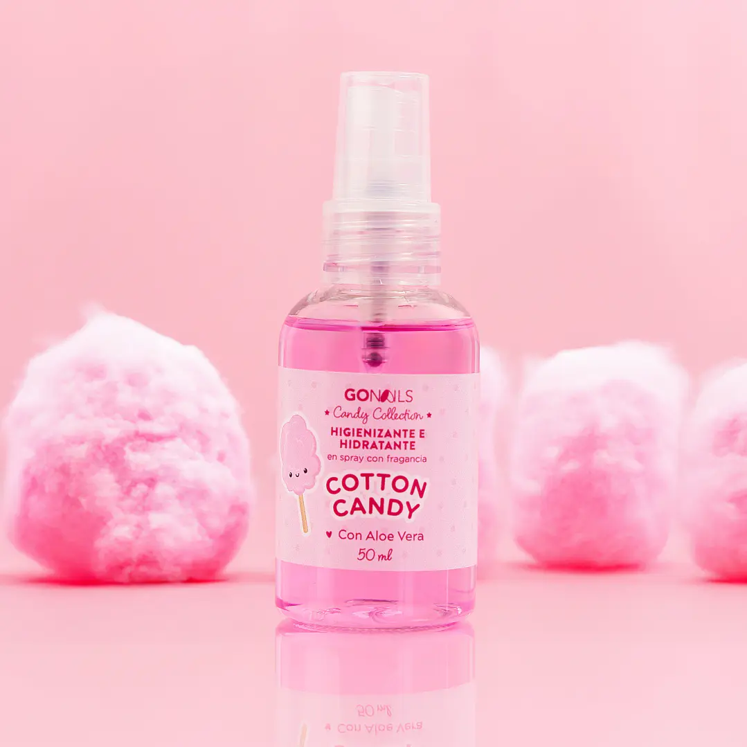 Higienizante e Hidratante de Manos y Pies Cotton Candy de Go Nails 1