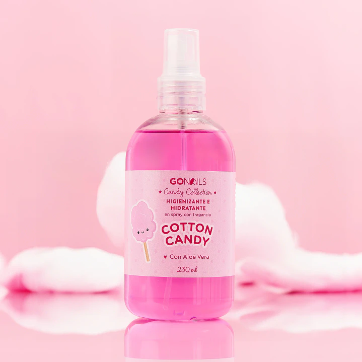 Higienizante e Hidratante de Manos y Pies Cotton Candy de Go Nails 2