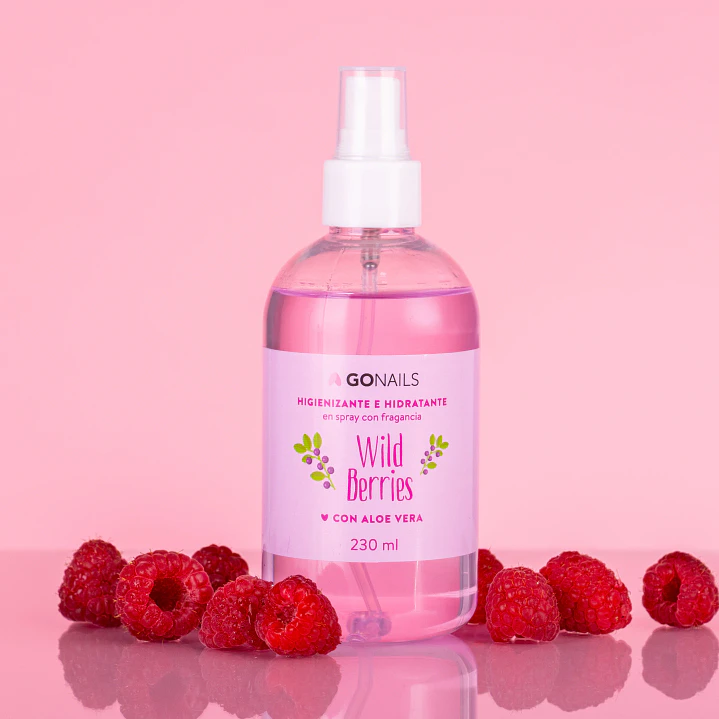 Higienizante e Hidratante de Manos y Pies Wild Berries de Go Nails 2