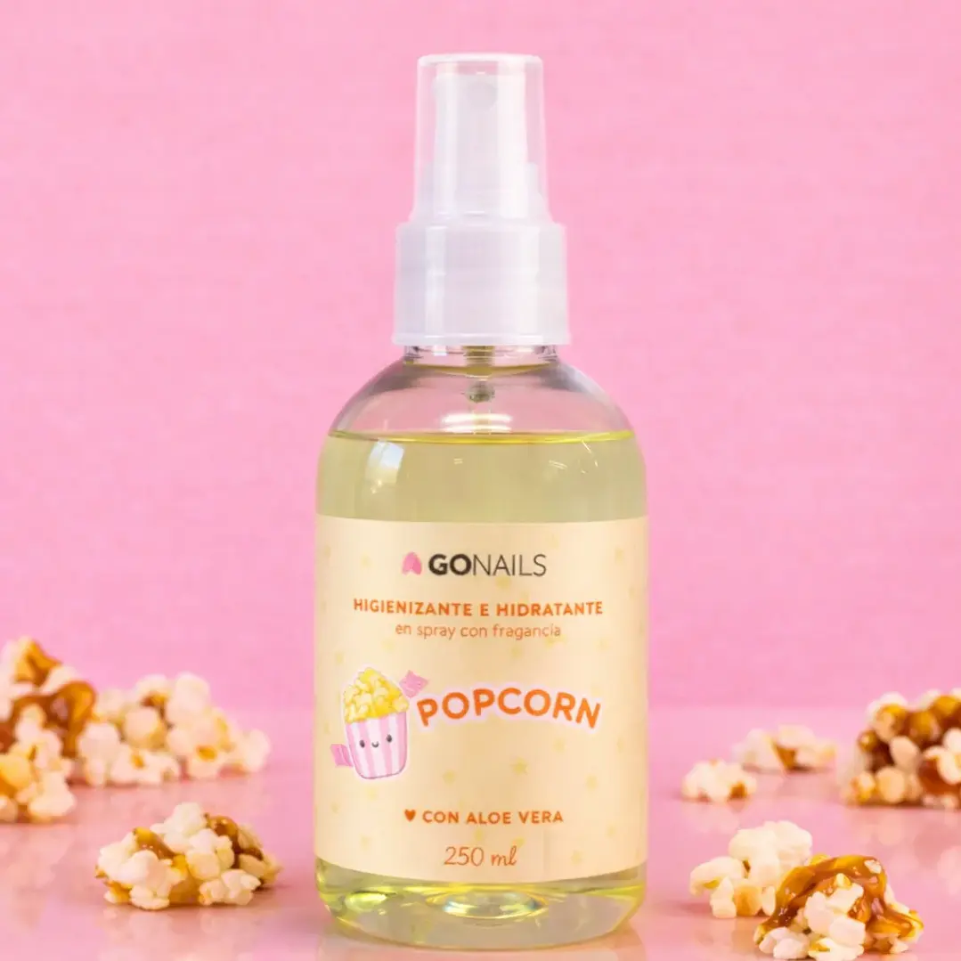 Higienizante e Hidratante de Manos y Pies Pop Corn de Go Nails 2