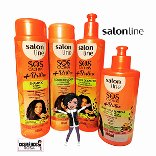 Salon Line SOS Cachos + Brilho – Realça a Beleza Natural dos Teus Caracóis!