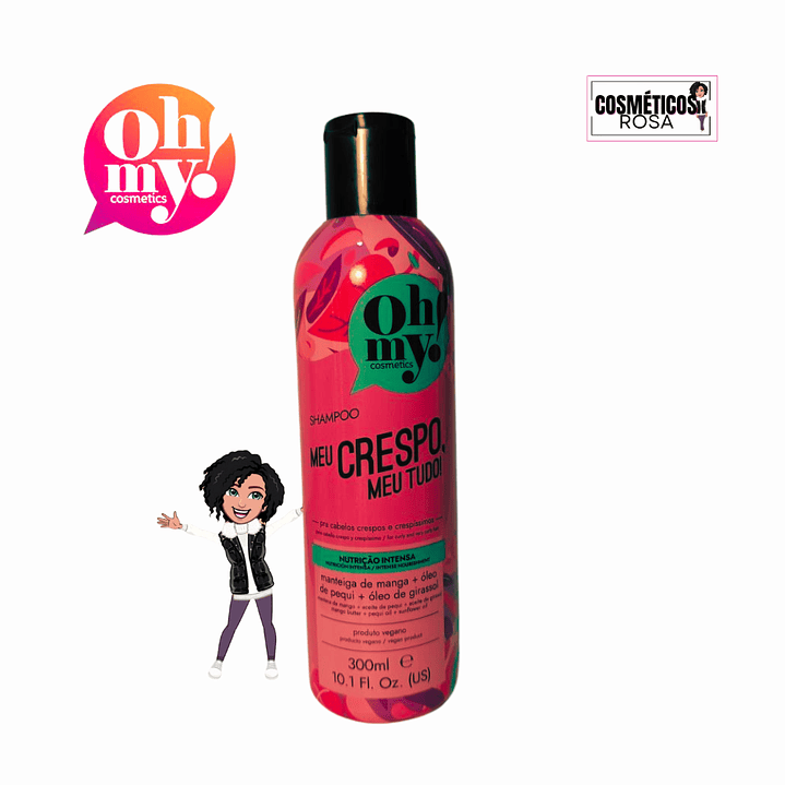 Shampoo Oh my! - Meu Crespo, Meu Tudo! (300ml)