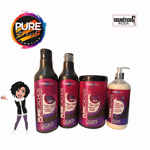 Kit Pure Cachos - Cachos Perfeitos - PureBrasil