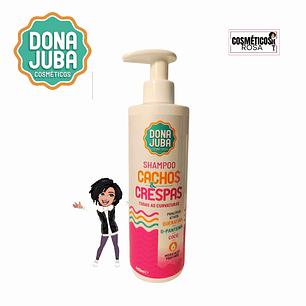 Dona Juba Shampoo Caracóis e Crespos 400ml – Definição e Nutrição para o Seu Cabelo