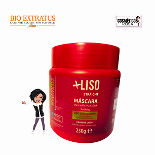 Máscara Capilar Bio Extratus +Liso Straight 250g