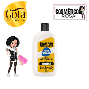 ✅Gota dourada champô biotina  430ml