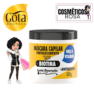 💚Gota Dourada, Máscara biotina 500ml
