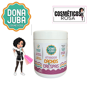 Dona Juba Ativador Caracóis e Crespos 1kg – Definição, Hidratação e Movimento Natural