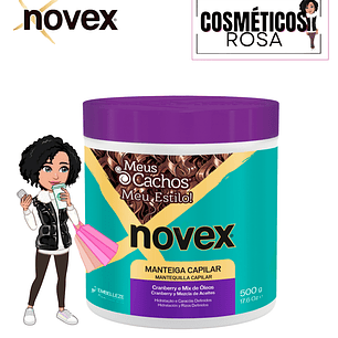 Novex Manteiga capilar Hidratação profunda, Nutrição, Definição,500g