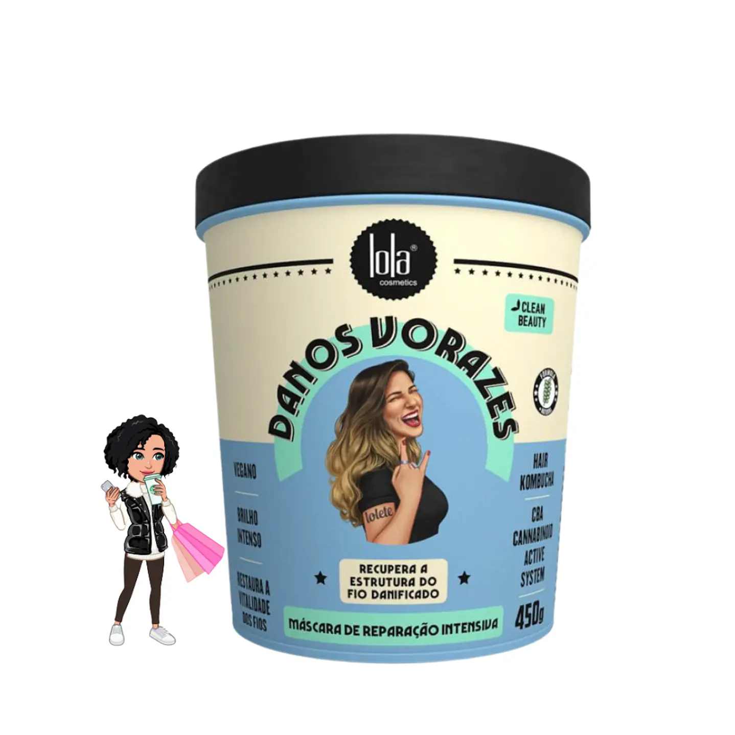✅Lola Máscara de Reparação Intensiva (450g)