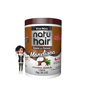 ✅Creme de Pentear NatuHair Mandioca – Vita Mais (1kg)
