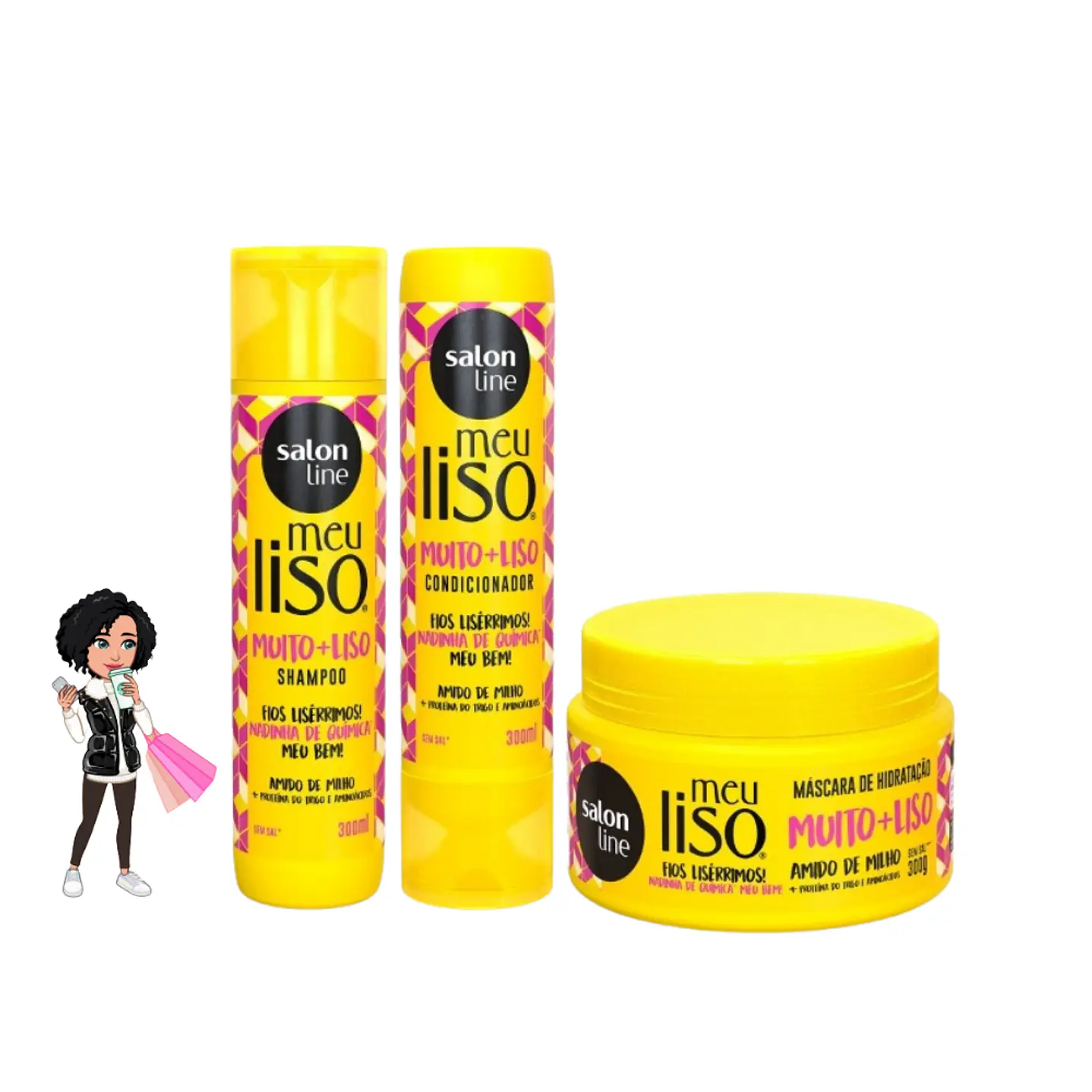 ✅Kit Meu Liso Muito + Liso - Salon Line