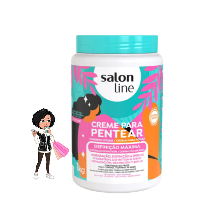 💚Salon Line Creme pentear hidratação máxima 1kg 