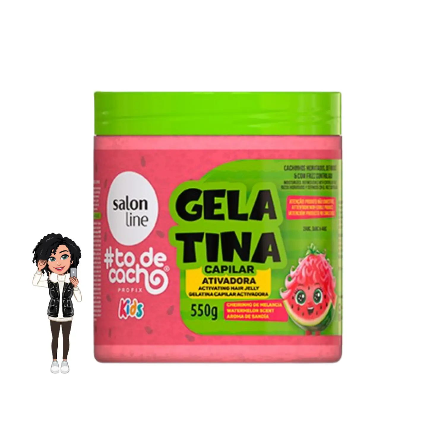  ✅Salon Line - Gelatina Ativadora de Melancia 