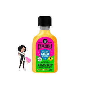 Óleo Disciplinante Lola Xapadinha Brilho Ouro – 50ml