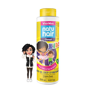Shampoo Natu Hair Kids – Limpeza Suave e Hidratante 500ml