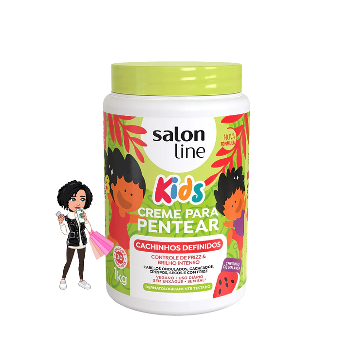 ✅Salon Line creme pentear melancia 1kg