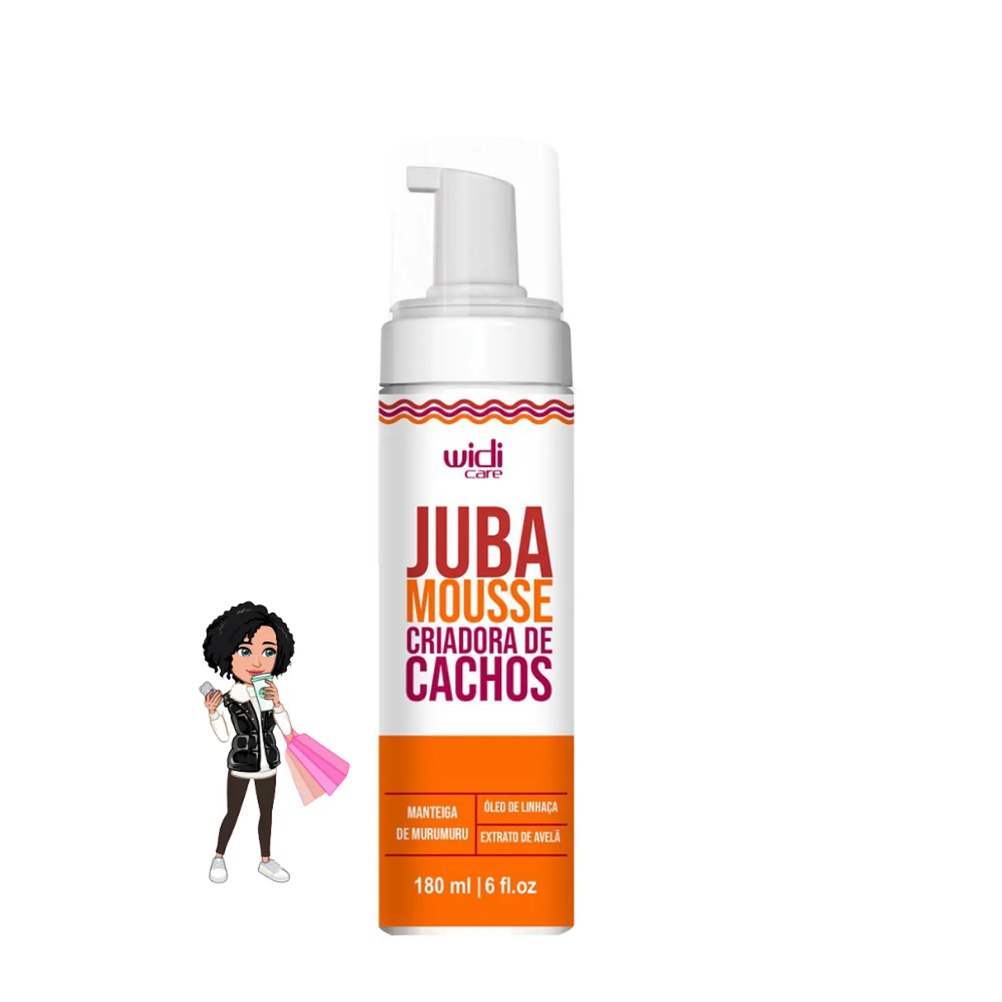 💚 Widi care-Juba Mousse Criadora de Cachos - 200ml