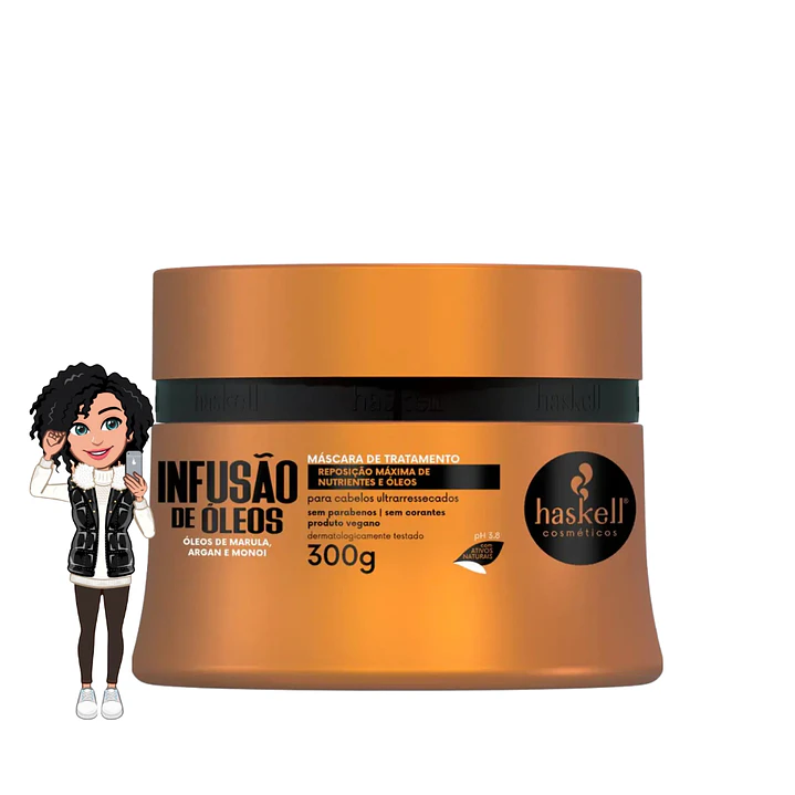 ✅Máscara Capilar Infusão de Óleos (300g)