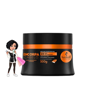✅Máscara Capilar Encorpa Cabelo Haskell - 250g